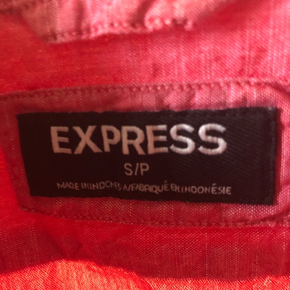 Express Short Sleeve Button Up Shirt - Picture 3 of 3